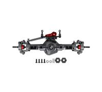 Compatible avec Axial pour SCX10 D90 Pièces De Mise À Niveau Voiture pour Rock Crawler RC 1/10, Essieu Avant Et Arrière en Aluminium CNC avec Base De Servo RC Essieu Avant Arrière