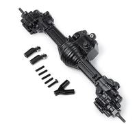 Compatible avec Axial pour SCX10 II 90028 1/10 RC pour Rock Crawler, Pièces De Mise À Niveau D'essieu Métallique, Essieu Droit Avant Et Arrière Complet RC Essieu Avant Arrière