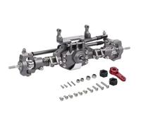 Compatible avec Axial pour SCX10 II 90046 90047 RC Crawler Truck Cars Pièces De Mise À Niveau Modification De Rechange Pont Avant Arrière Essieu RC Essieu(Gray,Front)