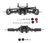 Compatible avec Axial pour SCX10 II 90046 90047 RC Crawler Truck, Essieu Avant Et Arrière en Alliage D'aluminium, Essieu De Pont RC, Pièces De Rechange RC RC Essieu Avant Arrière