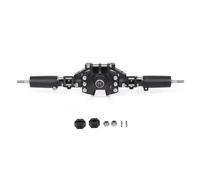 Compatible avec Axial pour SCX10 II 90046 90047 RC Crawler Truck, Essieu Avant Et Arrière en Alliage D'aluminium, Essieu De Pont RC, Pièces De Rechange RC RC Essieu Avant Arrière
