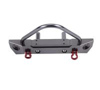 Compatible avec Axial pour SCX10 II 90046 pour Traxxas pour TRX4 1/10 RC Crawler Car Upgrade Parts Accessories Pare-Chocs Avant en Métal RC Pare-Chocs
