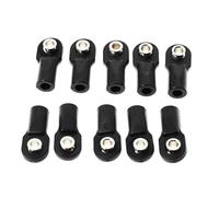 Compatible avec Axial pour Scx10 II 90046 pour Traxxas Trx4 1/10 RC Voiture Chenille 10 Pièces en Plastique M4 Embout De Tige Lien Boules De Liaison Tête De Joint Bielle RC Voitures