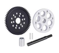 Compatible avec Axial pour SCX10 II pour Vanquish VS4-10 1/10 Amélioration De Voiture Crawler RC Ensemble De Pièces Pignon Droit 56T 32P Et Éliminateur De Glissement Pièces Voiture RC