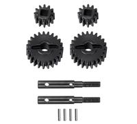 Compatible avec Axial pour SCX10 III pour Capra 1/10 Pièces De Mise À Niveau De Voiture RC AR45 F9 Ensemble D'engrenages De Portail 23T/12T Et Essieu De Portail RC Pièces