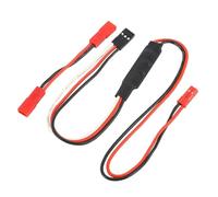 Compatible avec Axial pour SCX10 pour Traxxas pour TRX4 1/10 RC Treuil De Voiture CH3 Panneau De Ligne De Commande À 3 Voies Câble Récepteur De Télécommande 3CH Accessoires Jouets RC