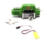 Compatible avec Axial pour SCX10 pour TRAXXAS pour TRX4 D90 1/10 RC Crawler Car Upgrade Parts Treuil Automatique en Métal avec Câble De Commande 3 Canaux RC Pièces