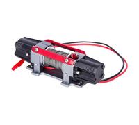 Compatible avec Axial pour SCX10 pour Traxxas pour TRX4 D90 KM2 1/8 1/10 Pièces De Mise À Niveau pour Voiture À Chenilles RC Treuil Simulé À Double Moteur en Métal Pièces Voiture RC