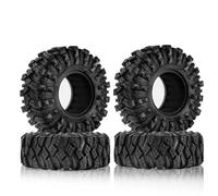 Compatible avec Axial pour SCX10 Pro Capra UTB18 TRX4 pour (R131) 4 Pièces Pneus De Maçonnerie 110 * 38MM 1.9 "pneus De Roue pour Voiture sur Chenilles 1/10 RC Roue Voiture RC