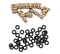 Compatible avec Axial pour SCX24 1/24 RC Pièces De Mise À Niveau Voiture sur Chenilles 20 Pièces Maillons De Choc en Laiton Boules Joint Boules Pivot avec Joints Toriques détachées RC