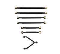 Compatible avec Axial pour SCX24 90081 1/24 RC Chenille Voiture Métal Tige De Traction Lien Tringlerie Kit De Biellette De Direction Accessoires De Mise À Niveau Bielle RC Voitures