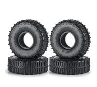 Compatible avec Axial pour SCX24 pour Deadbolt C10 pour JLU pour Gladiator pour Bronco 1/24 RC Voiture sur Chenilles 4 Pièces 62x22mm Pneus en Caoutchouc Souple 1.0" Pneu Caoutchouc RC