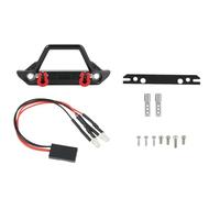 Compatible avec Axial pour SCX24 pour JLU AXI00002 pour Deadbolt 90081 1/24 RC Pièces De Voiture sur Chenilles Accessoires Pare-Chocs Avant Plat avec Lumière Pièces Mise RC
