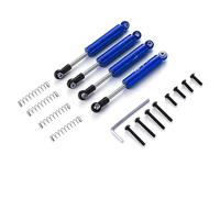 Compatible avec Axial pour UTB18 pour Capra 1/18 RC Pièces Trail pour Buggy Avant/arrière en Aluminium Intégré pour Amortisseur À Ressort Pièces détachées RC(Blue)
