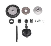 Compatible avec Axial pour Wraith 1/10 RC Crawler Car Center Upgrade Parts Ensemble D'engrenages De Boîte De Vitesses De Transmission en Acier avec Engrenage De Moteur Pièces Mise RC