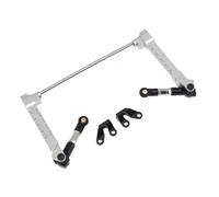 Compatible avec Axial pour Wraith RR10 Bomber RC Crawler Car Parts Accessoires Barre Anti-roulis Arrière en Métal Barre Stabilisatrice Ensemble Barres Stabilisatrices détachées RC(White)