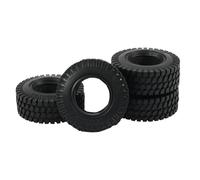 Compatible avec Axial pour Yeti Jr 90069 D90 TF2 pour Tamiya CC01 CC02 LC70 pour MST RC Crawler Car 4Pcs 75MM 1.55Inch Rubber Wheel Tire Tyre Roue Voiture RC