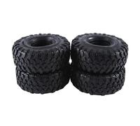 Compatible avec Axial SCX10 90046 AXI03007 TRX4 pour Redcat Gen8 1: 10 RC Crawler Car 4PCS 120MM 1.9In Rubber Rock Pneus Roue Pneus Voiture RC Pneus Jante