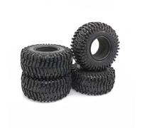 Compatible avec Axial SCX10 90046 RR10 pour Wraith pour Traxxas TRX4 TRX-6 1/10 RC Crawler Car 4PCS 125MM 2.2Inch Pneus De Roue en Caoutchouc Pneu Roue Voiture RC