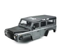 Compatible avec Axial SCX10 90046 TRX4 pour Defender D110 en Plastique Dur 313 Mm 12,3 Pouces Empattement Carrosserie 1/10 RC Crawler Car Rc ModèLes DéTachéEs(Gray)