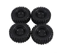 Compatible avec Axial SCX10 pour HSP pour Redcat pour Traxxas 1/10 RC Crawler Car Parts 4Pcs 96Mm 1.9 inch Rubber Wheel Rim Tire Deadlock Roue Voiture RC