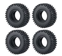 Compatible avec Axial SCX24 1/24 pour TRX4M 1/18 RC Micro Crawler Car Wheels Pneus 4PCS 1.0 inch Soft Rubber Tyres RC Car Upgrade Parts RC Voiture Pneus