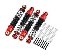 Compatible avec Axial SCX24 C10 pour JLU pour Gladiator pour Bronco 1/24 RC Mise À Niveau De Voiture sur Chenilles 4 Pièces Amortisseur en Métal 40MM Amortisseur D'huile RC Voiture Amortisseurs