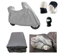 Compatible avec Benelli Tre 1130 K AMAZONAS Bâche de protection pour moto, scooter, Maxiscooter et MAXIMOTO+pare-brise, pare-brise, imperméable et pare-brise