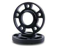 Compatible avec Benz 2 pièces adaptateur d'entretoise de roue PCD 5x112 CB 66,5 mm 5-lug modifié élargi joints moyeu roue cales Hubcentric auto Élargisseurs voie(15mm)