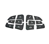 Compatible Avec Benz Pour A Pour B Class Autocollant De Garniture De Bouton De Volant De Voiture Accessoires Automobiles, Autocollants De Bouton Intérieur boutons intérieurs voiture