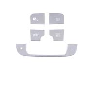 Compatible Avec Benz Pour A200 GLB GLA CLA 2019 2020 2021 2022 Autocollant Décoratif Pour Cache-boutons De Panneau Multimédia Intérieur De Voiture Garniture Bouton Voiture(Silver)