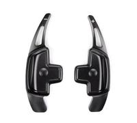 Compatible avec Benz pour ABCE GLA GLC GLE W176 W246 W205 W117 X156 W253 2 Pièces Rallonges De Palettes De Changement De Vitesse en Métal Changement Vitesse Volant(Black)