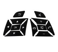 Compatible Avec Benz Pour Classe-A Pour W176 2012 2013 2014 2011 2012 2013 Kits De Boutons De Commutateur De Volant Garniture Autocollant De Couverture Autocollant de réparation de volant