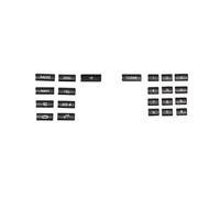 Compatible Avec Benz Pour Classe E 2010 2011 Bouton Panneau CD Commande Centrale Voiture Patch Décoratif Autocollants Garniture Accessoires Boutons