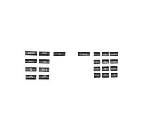 Compatible Avec Benz Pour CLS 2012 2013 Bouton Panneau CD Commande Centrale Voiture Patch Décoratif Autocollants De Garniture Accessoires Boutons