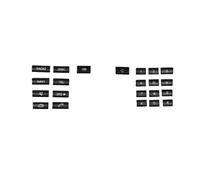 Compatible Avec Benz Pour CLS 2012 2013 Bouton Panneau CD Commande Centrale Voiture Patch Décoratif Autocollants De Garniture Accessoires Boutons