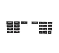 Compatible Avec Benz Pour CLS 2012 2013 Bouton Panneau CD Commande Centrale Voiture Patch Décoratif Autocollants De Garniture Accessoires Boutons