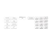 Compatible Avec Benz Pour W204 W212 C218 GLK X204 Autocollants Pour Boutons Intérieurs De Voiture, Garnitures Pour Boutons CD De Console Centrale Cache Autocollant Pièces