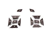 Compatible Avec Benz Pour W212 Classe E 2011 2012 2013 2014 OEM 2185400162 Boutons Commutation Volant Voiture Pièces Accessoires Commutateur de Bouton de Volant(Brown,1 Pair)
