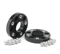 Compatible avec Benz W168 W124 W201 W202 W203 W210 2 pièces PCD 5x112 CB 66,5mm M12 x 1,5 adaptateur d'entretoise de roue modifié et élargi auto Élargisseurs voie(25mm)