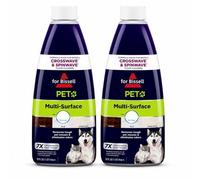 Compatible avec Bissell, Solution Nettoyante Multi-Usages, 946ML | Respectueux des Animaux, Parfum Frais, Élimine les Taches et les Odeurs, for Nettoyeur CrossWave, 2PC