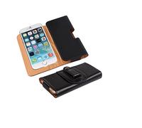 Compatible avec Blackberry Classic Pochette Ceinture Holster Sac Sacoche Housse Protection Étui Poche Horizontal Couvercle Cas Case Cover Noir 1x K-S-Trade