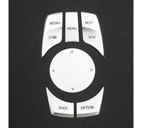 Compatible Avec BMW 5 6 Series G30 G32 X3 G01 G08 X4 G02 Style Voiture Frein À Main Central Auto H Bouton Côté Gauche Off P Bottons Couvre Les Autocollants Garniture LHD Bouton de Frein à Main(4)