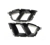 Compatible avec BMW M3 M4 G80 G82 G83 ABS aspect fibre de carbone Grille d'entrée d'air Aérations latérales Spoiler décoratif Cadre de feu de brouillard (fibre de carbone)