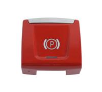 Compatible Avec BMW Pour 2 X1 F48 F49 X2 F39 Interrupteur Frein À Main Électronique Noir Et Pour Rouge Bouton Commande Frein Stationnement Clé Remplacement Bouton Frein Main Frein(Rouge)