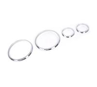 Compatible Avec BMW Pour E39 E38 X5 E53 Garniture Chromée De Cadran De Compteur De Vitesse Cerclage Tableau De Bord Intérieur de voiture