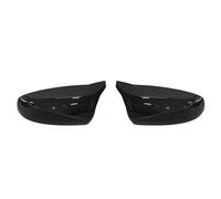 Compatible Avec BMW Pour E70 E71 2008 2009 2010 2011 2012 2013 2 Coques De Rétroviseurs Noires Imitation Fibre De Carbone rétroviseurs(Black2)