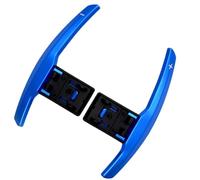 Compatible Avec BMW Pour F16 X6 M 2015 2016 2017 2018 2019 Couverture Levier Vitesse Voiture Extension Palette Voiture Manette De Vitesse De Voiture Changement De Volant Palette au Volant(Blue)