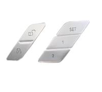 Compatible Avec BMW Pour X1 U11 2023 2024 Autocollants Décoratifs Pour Boutons De Verrouillage Et De Déverrouillage De Portière De Voiture Bouton Voiture(Silver)