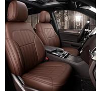 Compatible Avec BMW Pour X4 Accessoires De Voiture Housses Pour 5 Sièges Ensemble Complet Milieu Perforé Beaux Intérieurs Facile À Nettoyer housse siege voiture(Coffee)